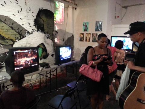 Gaming Setups along the wall