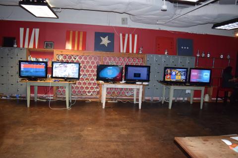 The gaming setups