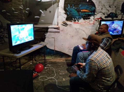 Fighting Games in the corner