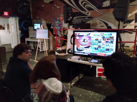 Playing Smash on main stage