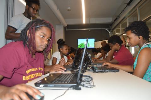 Students are focused