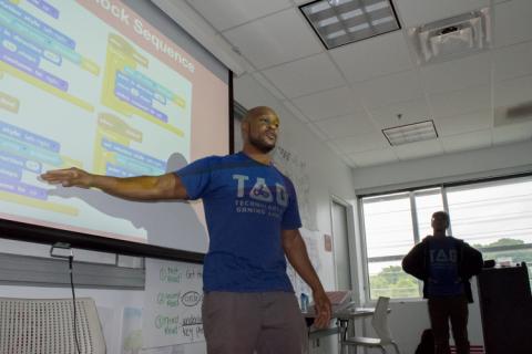 Terrence instructing