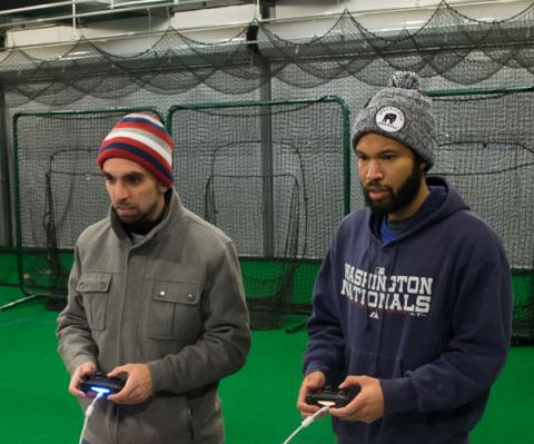 Kreston playing with WNYBA staff