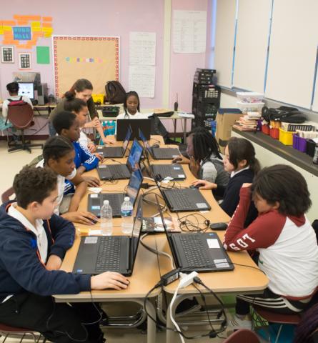Lasalle students hard at work 